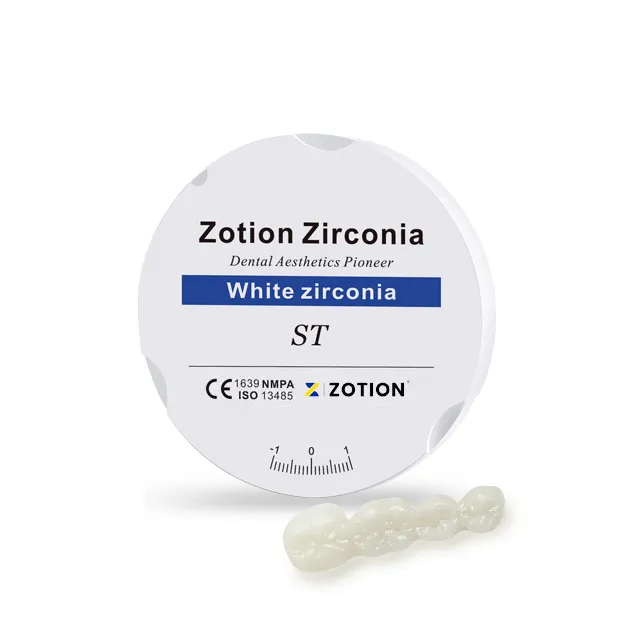 Dentistry Artificial Teeth Material ST 98mm Dental Zirconia Blank For Crowns Dentistry Artificial Teeth Material ST 98mm Dental Zirconia Blank For Crowns