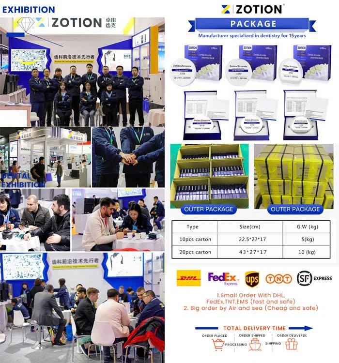 Round Zirconia block 98mm exhibition Round Zirconia block 98mm exhibition